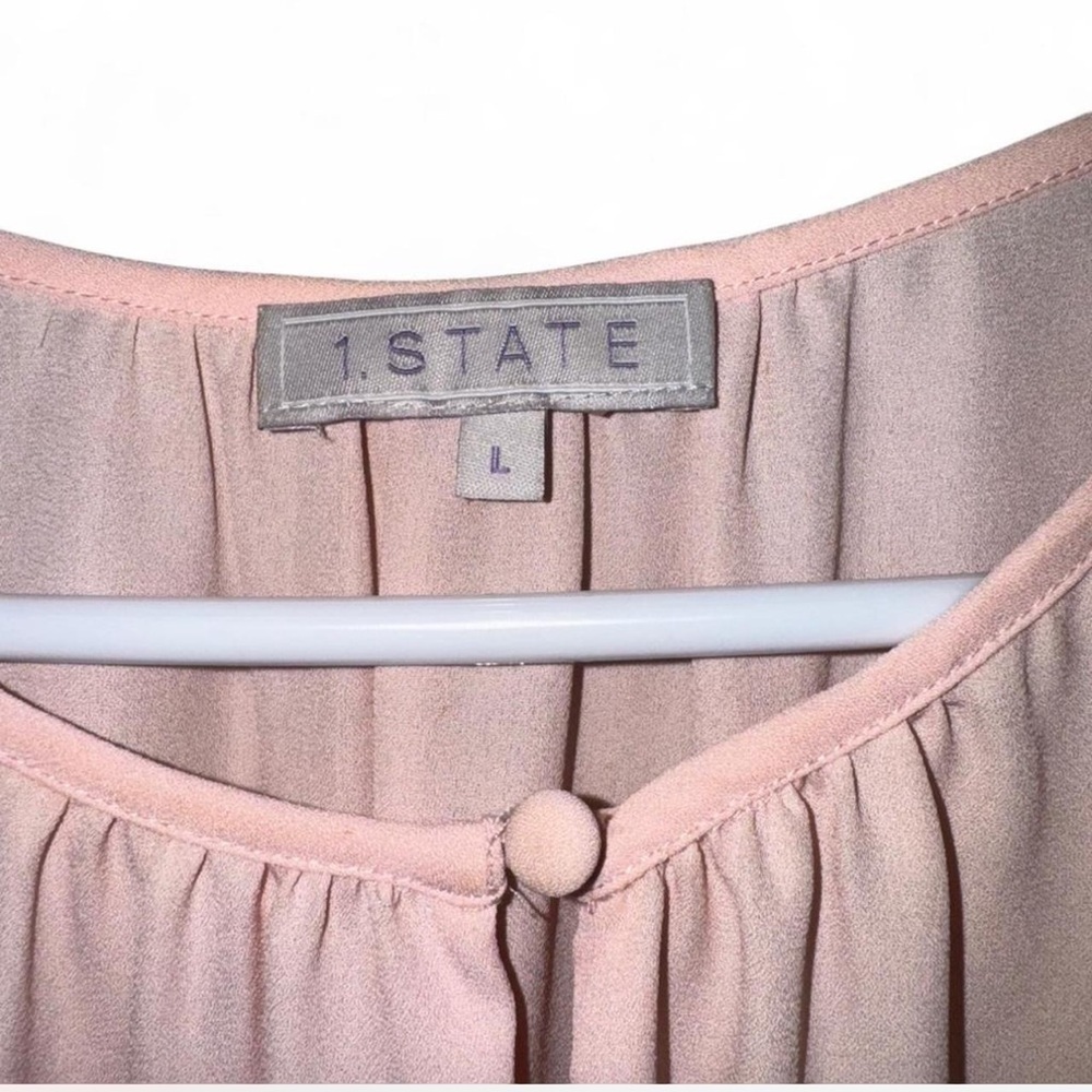 1. State Blush Pink Sleeveless Blouse - Picture 3 of 3